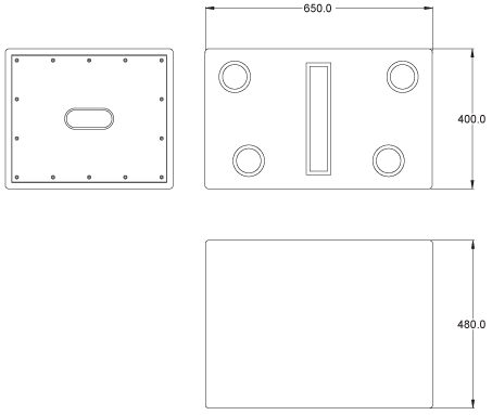 ACM LA350S Dimensions