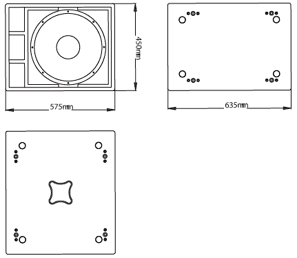 ACM LA500S Dimensions