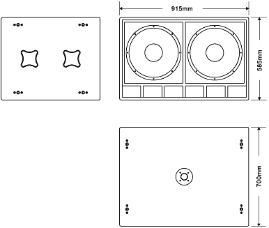 SRL215S dimentions