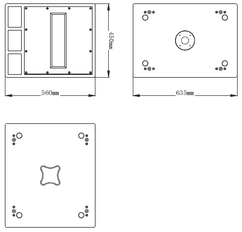 SRP115S dimentions