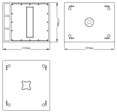 SRP118SE dimentions